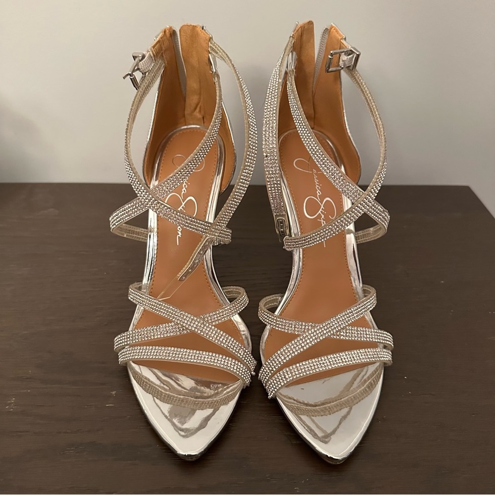 Jessica Simpson Strappy Sparkly Shoes